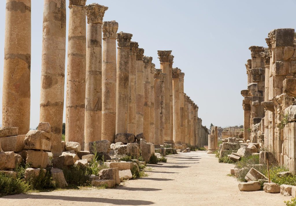 Cardo Maximus, strada principală din Jerash