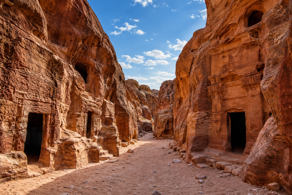 Little Petra Iordania Siq al-Barid